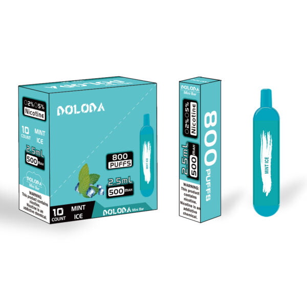 DOLODA Mini bar 800 Puffs 2% Nicotine Cigarettes électroniques jetables rechargeables Vape en gros - WhizVape - 6