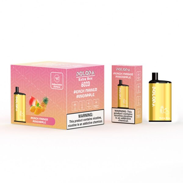 DOLODA Extra Box 6000 sbuffi 2% 5% Vape monouso ricaricabile alla nicotina all'ingrosso - WhizVape - 6