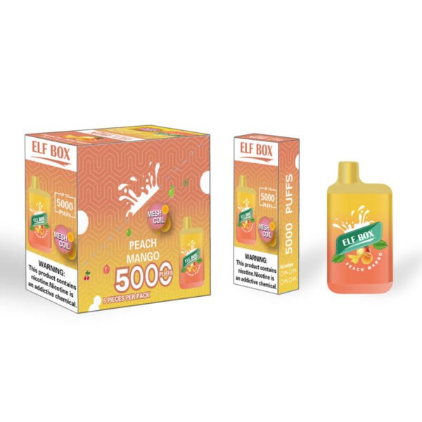 ELF BOX 5000 Puffs 0% 2% 3% 5% Nicotine Jetable Vape Authentique E Cigarette Stylo En Gros - WhizVape - 21