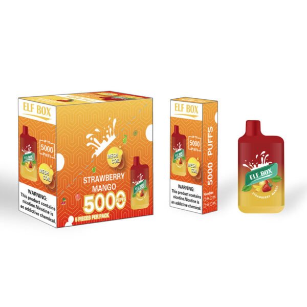 ELF BOX 5000 Puffs 0% 2% 3% 5% Nicotine Jetable Vape Authentique E Cigarette Stylo En Gros - WhizVape - 4