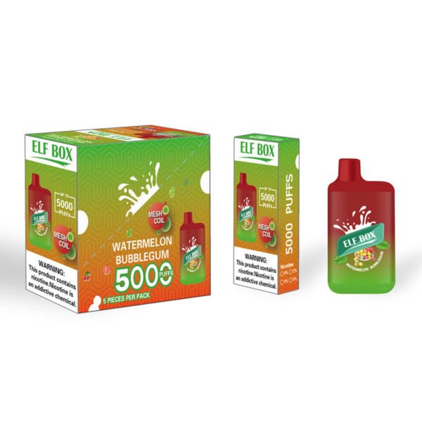 ELF BOX 5000 Puffs 0% 2% 3% 5% Nicotine Jetable Vape Authentique E Cigarette Stylo En Gros - WhizVape - 9