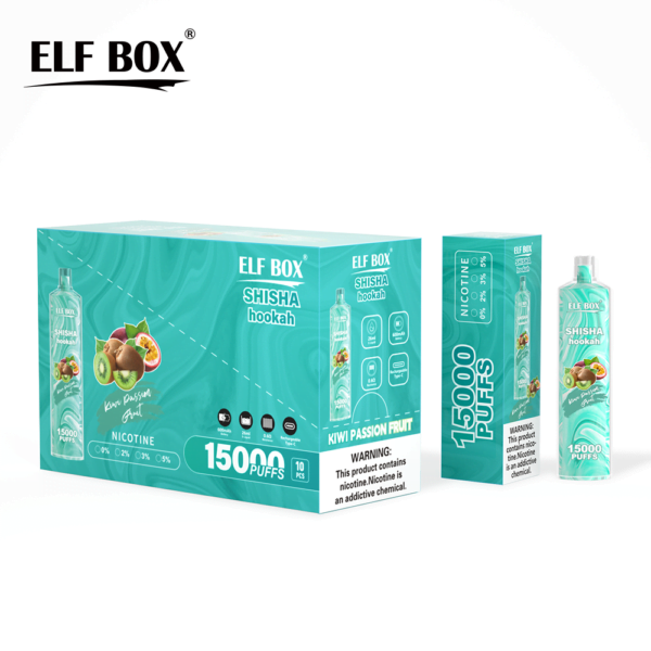 ELF BOX LS15000 Puff Shisha Hookah 0% 2% 5% Vape reîncărcabil de unică folosință cu nicotină Comerț cu ridicata - WhizVape - 14