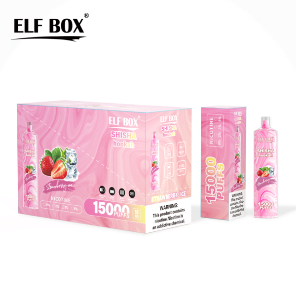 ELF BOX LS15000 Puff Shisha Hookah 0% 2% 5% Vape reîncărcabil de unică folosință cu nicotină Comerț cu ridicata - WhizVape - 6