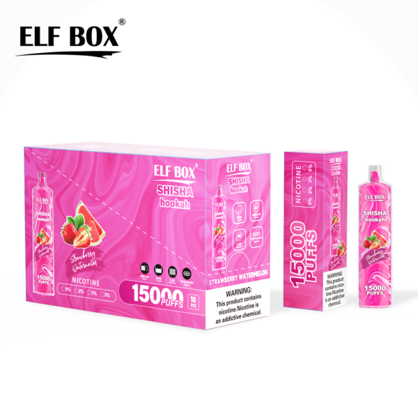 ELF BOX LS15000 Puff Shisha Hookah 0% 2% 5% Vape reîncărcabil de unică folosință cu nicotină Comerț cu ridicata - WhizVape - 8