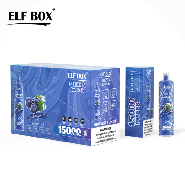 ELF BOX LS15000 Puff Shisha Hookah 0% 2% 5% Vape reîncărcabil de unică folosință cu nicotină Comerț cu ridicata - WhizVape - 10