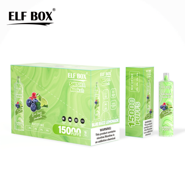 ELF BOX LS15000 Puff Shisha Hookah 0% 2% 5% Vape reîncărcabil de unică folosință cu nicotină Comerț cu ridicata - WhizVape - 11