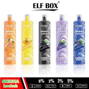 ELF BOX LS15000 Puff Shisha Hookah 0% 2% 5% Vape reîncărcabil de unică folosință cu nicotină Comerț cu ridicata - WhizVape - 18