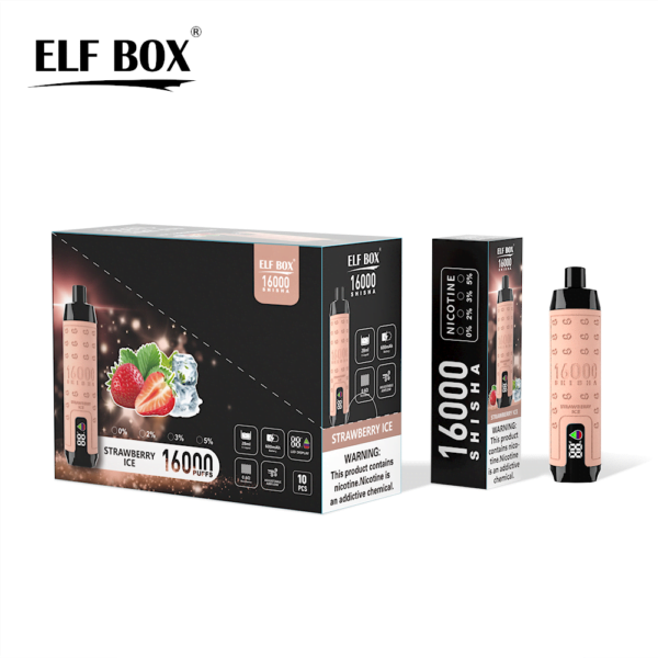 ELF BOX SHISHA 16000 Puffs 0%/2%/3%/5% Nicotină reîncărcabilă de unică folosință Vape cu ridicata - WhizVape - 4
