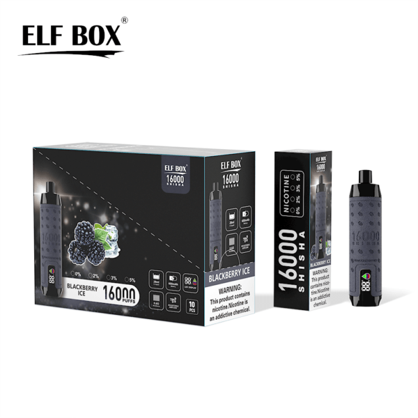 ELF BOX SHISHA 16000 Puffs 0%/2%/3%/5% Nicotină reîncărcabilă de unică folosință Vape en-gros - WhizVape - 6