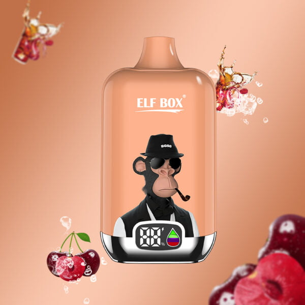ELF box digital 12000 puffs 0% 2% 3% 5% Nikotinski LED zaslon Vape za enkratno uporabo na debelo - WhizVape - 12