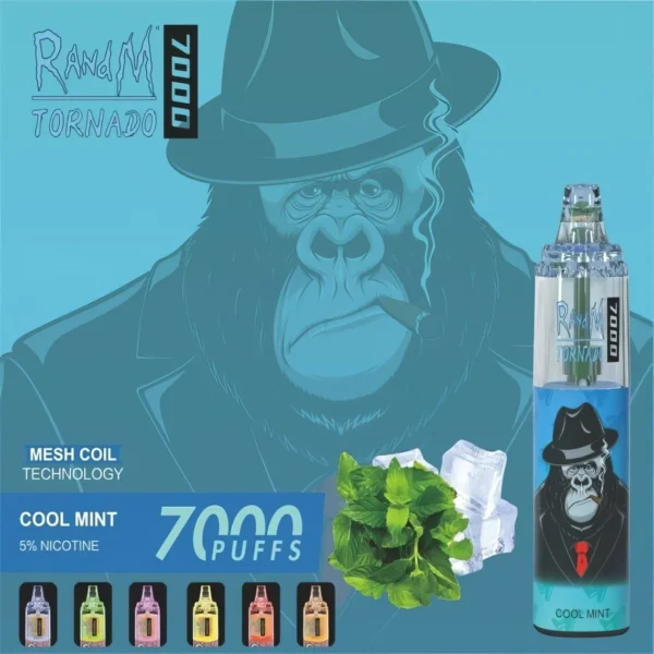 RandM Tornado 7000 Puffs 0% 2% 3% 5% Nicotina Vape desechable al por mayor - WhizVape - 2