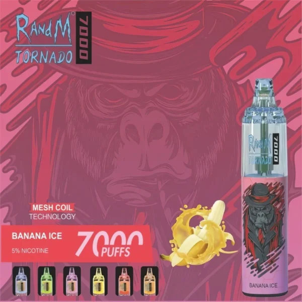 RandM Tornado 7000 Puffs 0% 2% 3% 5% Nicotina Vape desechable al por mayor - WhizVape - 6