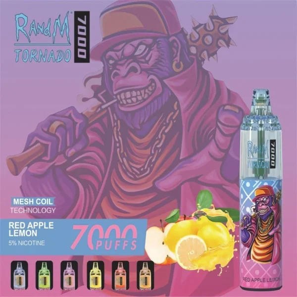 RandM Tornado 7000 Puffs 0% 2% 3% 5% Nicotina Vape desechable al por mayor - WhizVape - 3