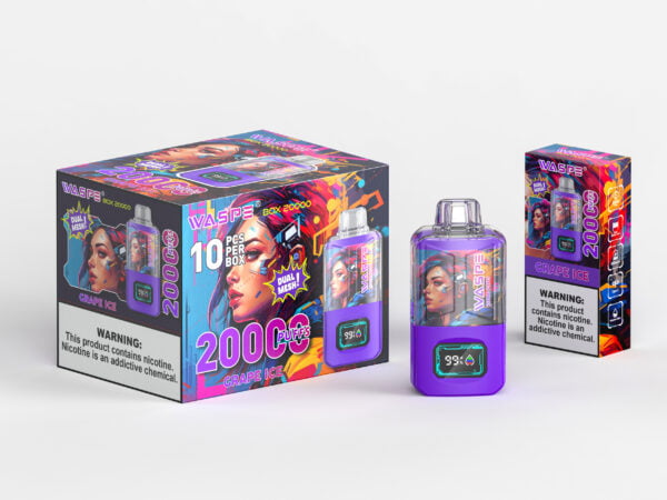 WASPE 20000 PUFFS Dual Mesh Box 0% 2% 3% 5% Nikotinski Vape za enkratno uporabo na debelo - WhizVape - 9