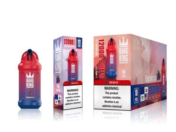 Bang King 12000 Puffs 0% 2% 3% 5% Nikotínové dobíjacie jednorazové vape veľkoobchod – WhizVape – 21