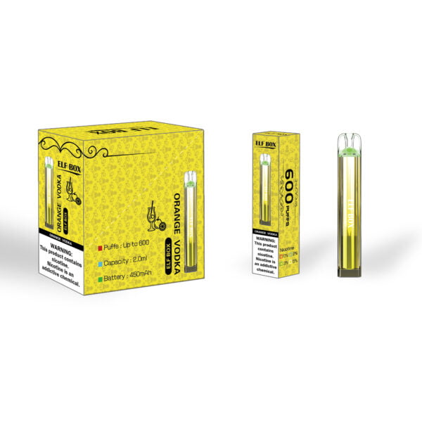 ELF BOX 600 Puffs 2% Нікотинова одноразова ручка для вейп оптом - WhizVape - 6