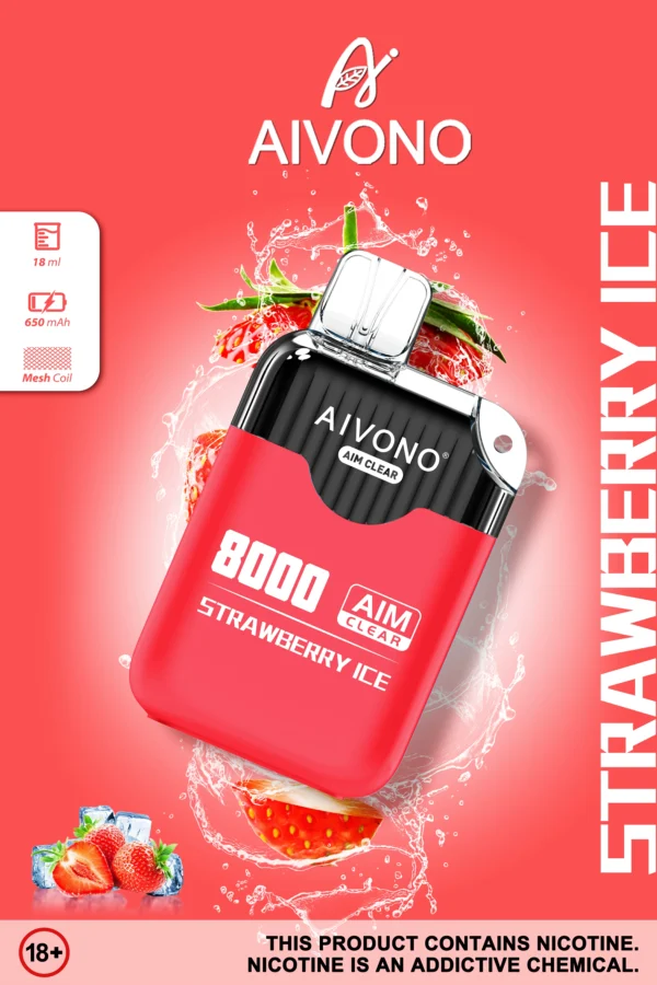 AIVONO AIM CLEAR 8000 Puffs 0% 2% 5% Alacsony nikotin tartalmú újratölthető eldobható Vapes Pen Tömeges vásárlás Nagyker - WhizVape - 9