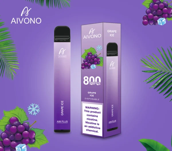 AIVONO AIM PLUS 800 Puffs 0% 2% 5% Stylo vape jetable rechargeable à faible teneur en nicotine en vrac Acheter en gros - WhizVape - 6