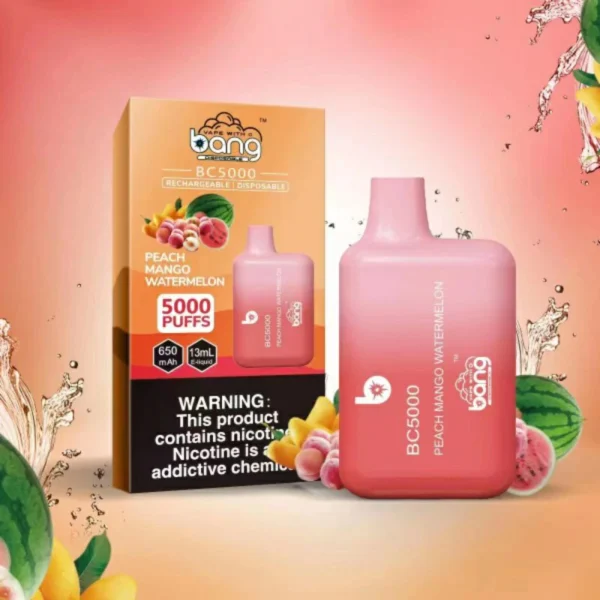 Bang BC 5000 Puffs 0% 2% 3% 5% Перезаряджувана одноразова ручка для вейпів з низьким вмістом нікотину Купуйте оптом - WhizVape - 13