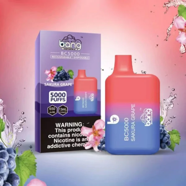 Bang BC 5000 Puffs 0% 2% 3% 5% Перезаряджувана одноразова ручка для вейпів з низьким вмістом нікотину Купуйте оптом - WhizVape - 7