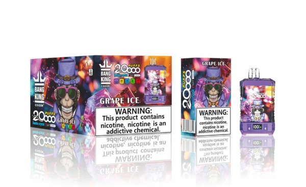 Bang King Double Crystal 20000 Puffs 0% 2% 3% 5% Vapes desechables recargables con bajo contenido de nicotina Pluma Compra a granel al por mayor - WhizVape - 11