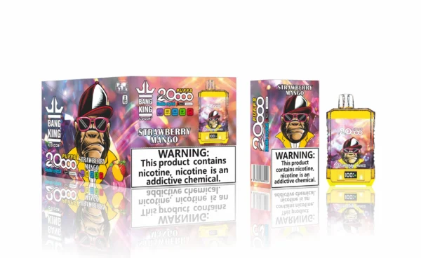 Bang King Double Crystal 20000 Puffs 0% 2% 3% 5% Vapes desechables recargables con bajo nivel de nicotina Compra a granel al por mayor - WhizVape - 13