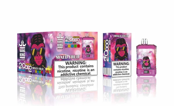 Bang King Double Crystal 20000 Puffs 0% 2% 3% 5% Vapes desechables recargables con bajo contenido de nicotina Pluma Compra a granel al por mayor - WhizVape - 9