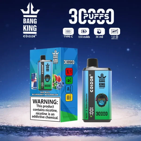 Bang King 30000 de pufuri cu aromă dublă 0% 2% 3% 5% Stilo vape reîncărcabil de unică folosință cu conținut scăzut de nicotină Cumpărați cu ridicata - WhizVape - 2