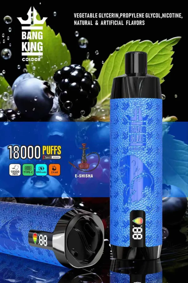 Bang King Crown Bar 18000 Puffs 0% 2% 3% 5% Vapes desechables recargables con bajo contenido de nicotina Pluma Compra a granel al por mayor - WhizVape - 2