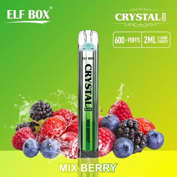 ELF BOX CRYSTAL BAR 600 Puffs 0% 2% 5% Nikotin Újratölthető Eldobható Vape Tömeges Vásárlás Nagyker - WhizVape - 8