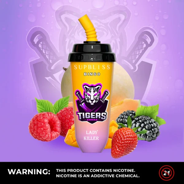 RandM Supbliss Bingo 8000 Puffs 0% 2% 3% 5% Düşük Nikotinli Şarj Edilebilir Tek Kullanımlık Vapes Kalemi Toplu Toptan Satın Al - WhizVape - 9