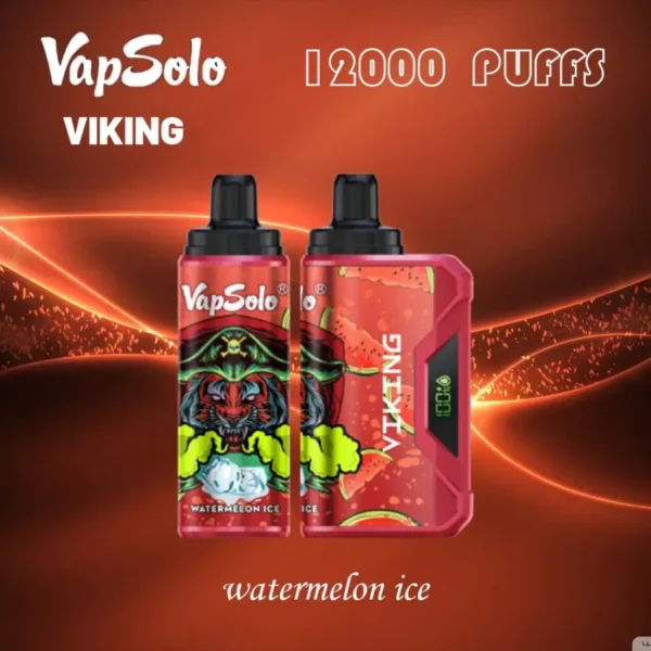 VapSolo Viking 12000 Puffs 2% 5% Faible Nicotine Rechargeable Vapes Pen en Gros Achat en Gros - WhizVape - 3