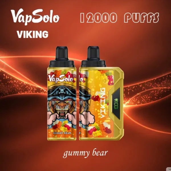 VapSolo Viking 12000 Puffs 2% 5% Faible Nicotine Rechargeable Vapes Pen en Gros Achat en Gros - WhizVape - 9