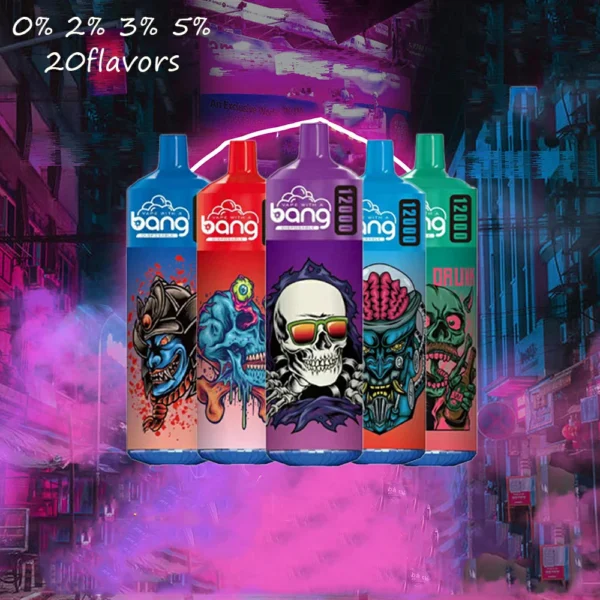 Bang 12000 Puffs 0% 2% 3% 5% Stilo vape reîncărcabil de unică folosință cu conținut scăzut de nicotină Cumpărați cu ridicata - WhizVape - 1