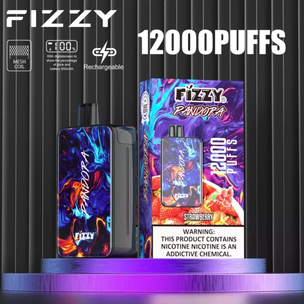 Fizzy Pandora 12000 Puffs 2% 5% Χαμηλής περιεκτικότητας σε νικοτίνη επαναφορτιζόμενη μιας χρήσης στυλό Vapes Μαζική Αγορά Χονδρικής - WhizVape - 2