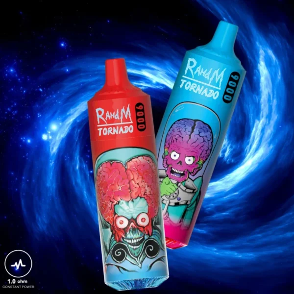 RahdM Tornado 9000 Puffs 2% Low Nicotina Rechargeable Vapes Pen vrac Cumpărați cu ridicata - WhizVape - 1