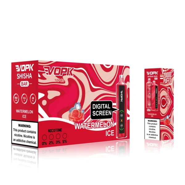 VOPK Shisha Bar 20000 Puffs 0% 2% 3% 5% Low Nicotina Reincarable Vapes Pen vrac Cumpărați cu ridicata - WhizVape - 8