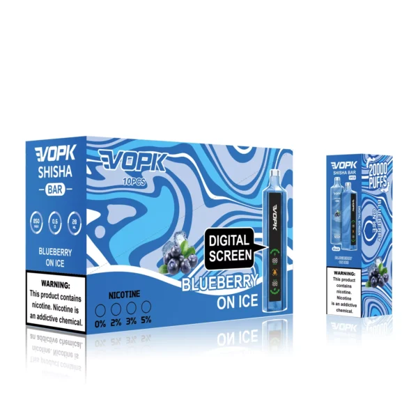 VOPK Shisha Bar 20000 Puff-uri 0% 2% 3% 5% Stilo de vape reîncărcabil de unică folosință cu nicotină scăzută Cumpărare cu ridicata - WhizVape - 7