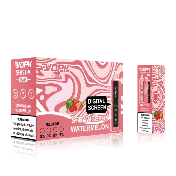 VOPK Shisha Bar 20000 Puffs 0% 2% 3% 5% Low Nicotina Rechargeable Vapes Pen vrac Cumpărați cu ridicata - WhizVape - 4