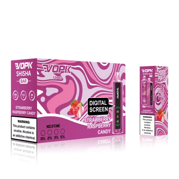 VOPK Shisha Bar 20000 Puff-uri 0% 2% 3% 5% Stilo de vape de unică folosință reîncărcabil cu nicotină scăzută Cumpărați cu ridicata - WhizVape - 10