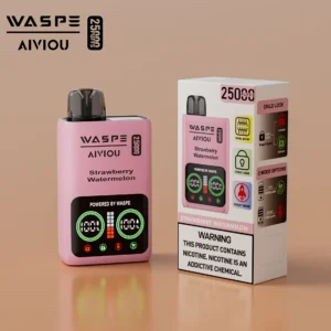 WASPE 25000 PUFFS Dvojna mrežasta škatla 0% 2% 5% LED zaslon z nizko vsebnostjo nikotina, polnilno pero za enkratno uporabo, na debelo Nakup na debelo - WhizVape - 12
