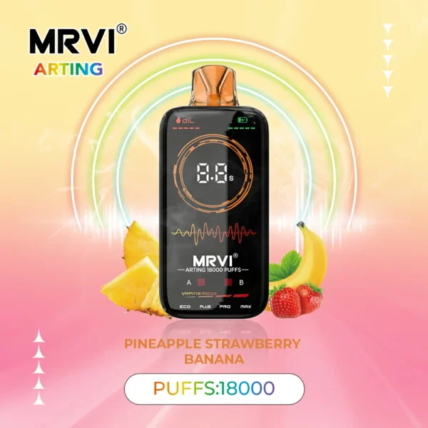 MRVI Arting 18000 Puffs Dual Mesh täisekraaniga ekraan 2% 5% Madala nikotiinisisaldusega laetav ühekordne Vapes Pliiats hulgi - WhizVape - 7