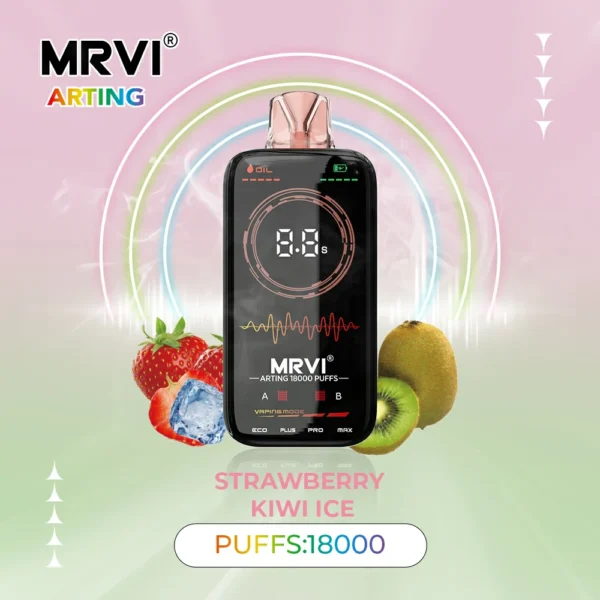 MRVI Arting 18000 Puffs Dual Mesh täisekraaniga ekraan 2% 5% Madala nikotiinisisaldusega laetav ühekordne Vapes Pliiats hulgi - WhizVape - 10
