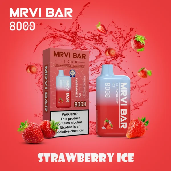 MRVI Bar Mr8000 Puffs 2% 3% 5% Χαμηλής περιεκτικότητας σε νικοτίνη επαναφορτιζόμενη μίας χρήσης στυλό Vapes Μαζική Αγορά Χονδρικής - WhizVape - 3