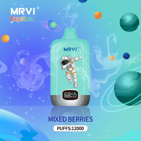 MRVI Explorer 12000 Puffs Schermo digitale 2% 3% 5% Penna per vaporizzatori usa e getta ricaricabile a basso contenuto di nicotina Bulk Acquista all'ingrosso - WhizVape - 4