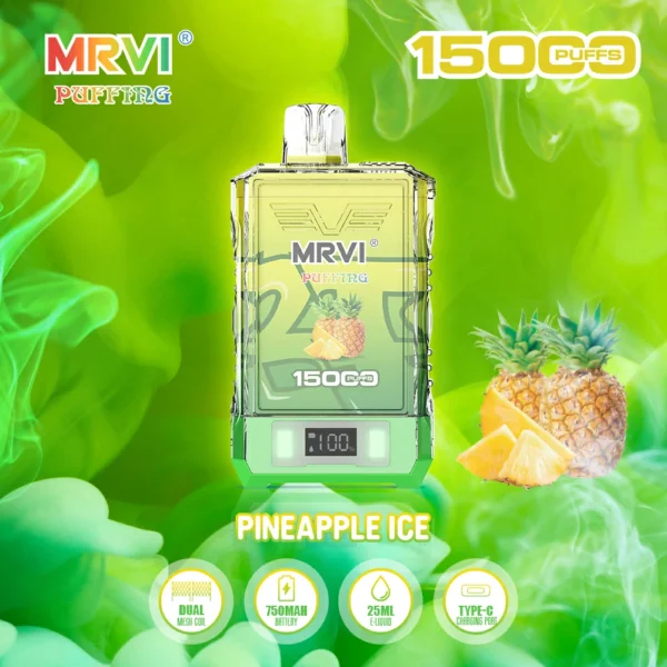 MRVI Puffing 15000 Puffs Dual Mesh Digital Screen 2% 5% Penna per vaporizzatori usa e getta ricaricabile a basso contenuto di nicotina Bulk Acquista all'ingrosso - WhizVape - 10