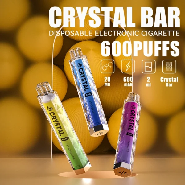 MYDE Crystal Bar 600 Puffs 2% Low Nicotina Vapes Pen vrac Cumpărați cu ridicata - WhizVape - 1