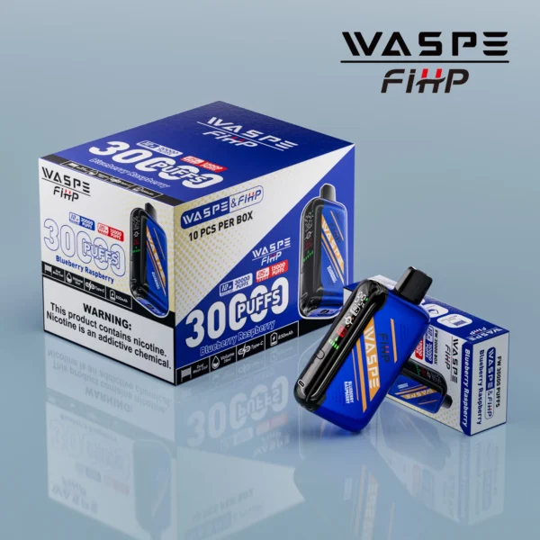 WASPE FIHP 30000 Puffs Dual Mesh 0% 2% 5% LED zaslon z nizko vsebnostjo nikotina za enkratno uporabo za enkratno uporabo Vapes pero Nakup na debelo - WhizVape - 6