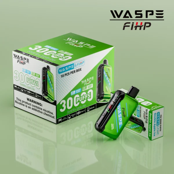WASPE FIHP 30000 Puffs Dual Mesh 0% 2% 5% LED zaslon z nizko vsebnostjo nikotina za enkratno uporabo za enkratno uporabo Vapes pero Nakup na debelo - WhizVape - 8