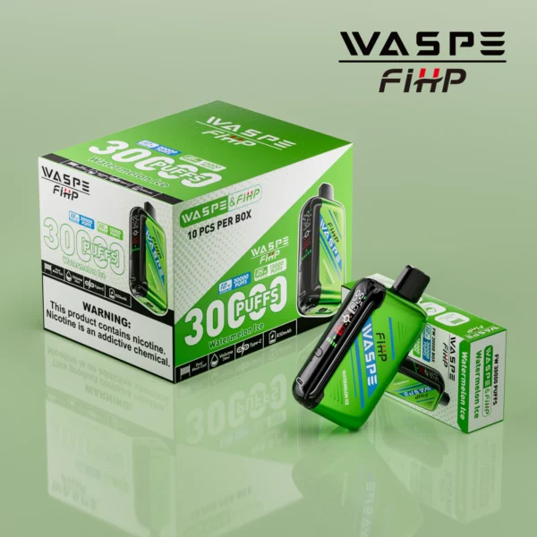 WASPE FIHP 30000 Puffs Dual Mesh 0% 2% 5% LED zaslon z nizko vsebnostjo nikotina za enkratno uporabo za enkratno uporabo Vapes Pen Bulk Buy Veleprodaja - WhizVape - 3